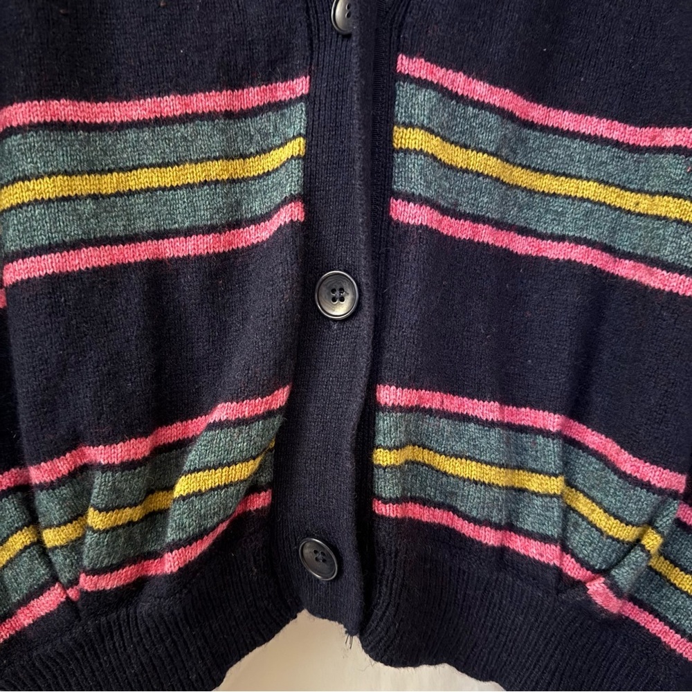 ANTHROPOLOGIE MOTH Felted Posy Cardigan Size L - Picture 11 of 12